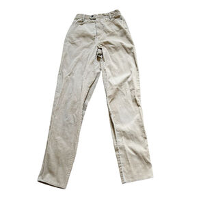 Vintage 90’s Road Runner Beige Corduroy Pants Cotton Quiet Luxury Mom Pant